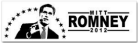 Mitt Romney 2012 Bumper Sticker