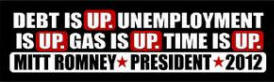 Time is Up - Mitt Romney President 2012